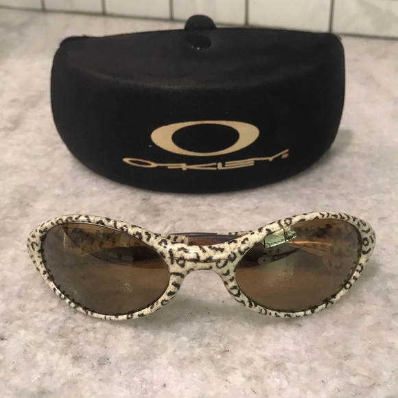 Oakley Accessories Oakley Eye Jacket Cheetah Gold Iridium Lenses